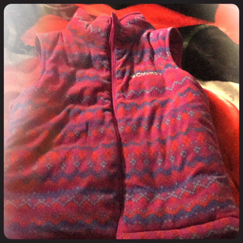 Colombian vest  from JCPenney inside out.